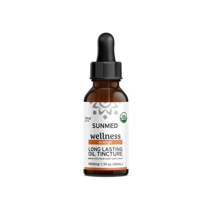 1000mg Orange Broad Spectrum CBD Ticture