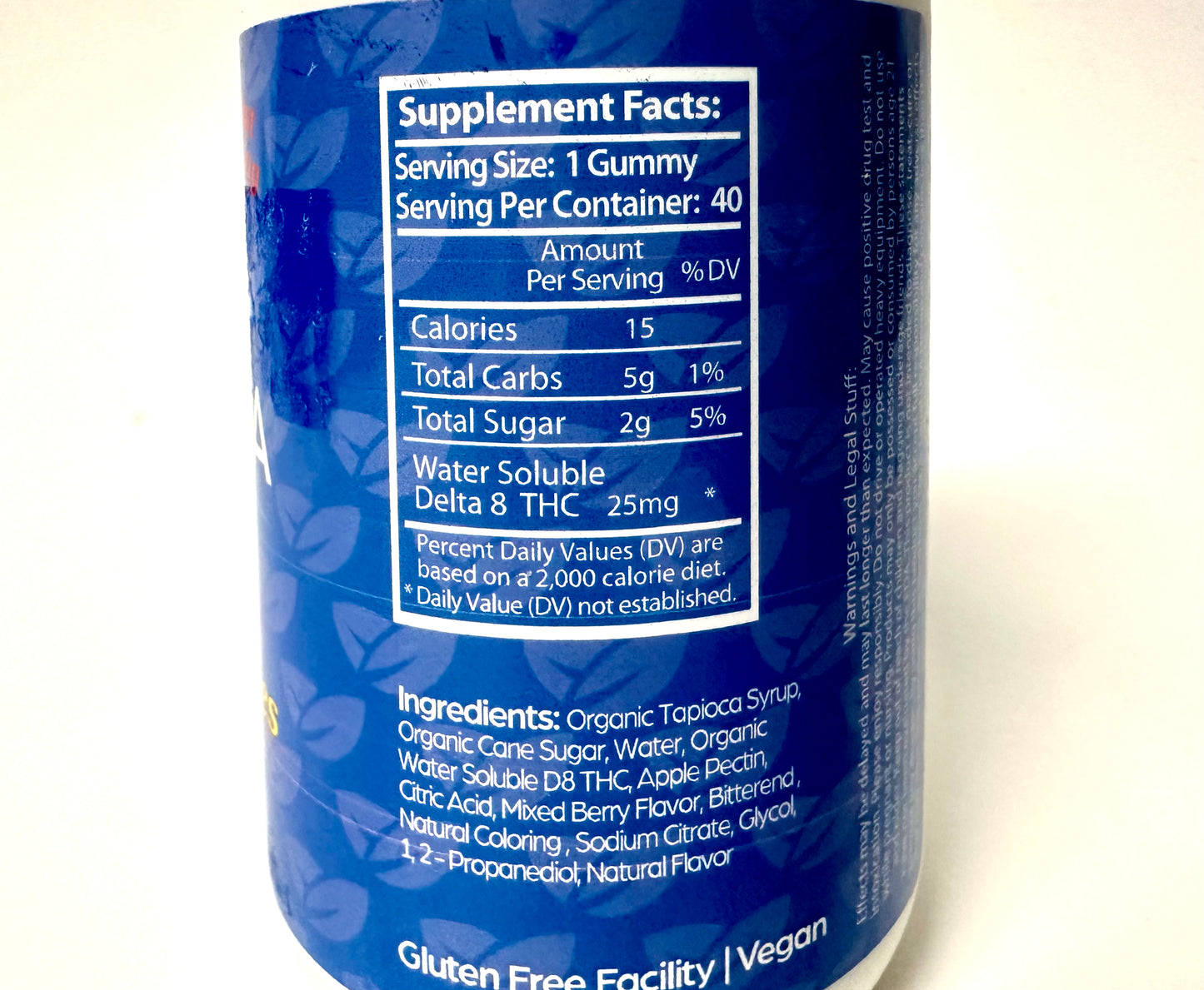 Delta-8 Golden Gummies 25mg/1000 total Lifeoria