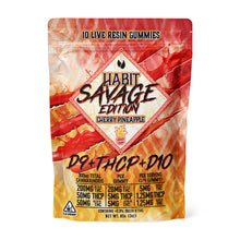 Savage THCP 300mg total D9-D10-THCP Gummies – Cherry Pineapple