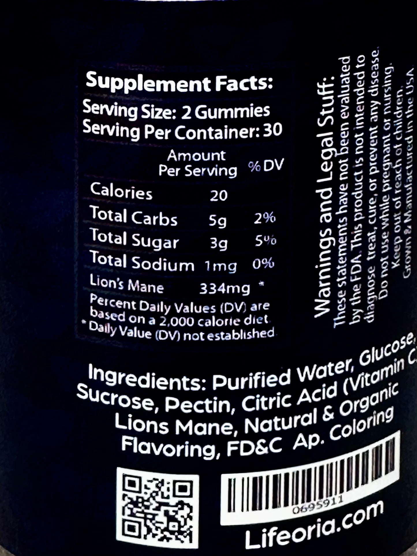 Lion's Mane Gummy Lifeoria