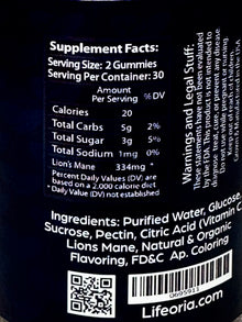 Lion's Mane Gummy Lifeoria