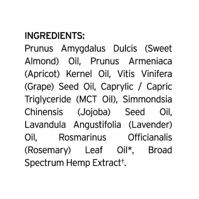 Massage Oil- Broad Spectrum CBD-Infused