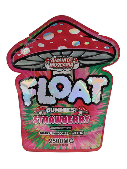 Float Mushroom Gummies + Delta 9 THC 2500mg