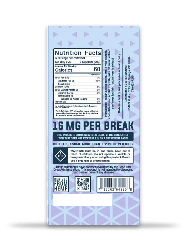 Xite D9 Milk Chocolate Bar