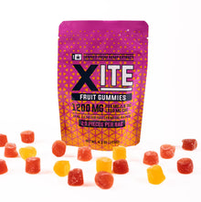 XITE Fruit Gummies | 1200MG Bag (10MG THC + 50MG CBD per gummy)