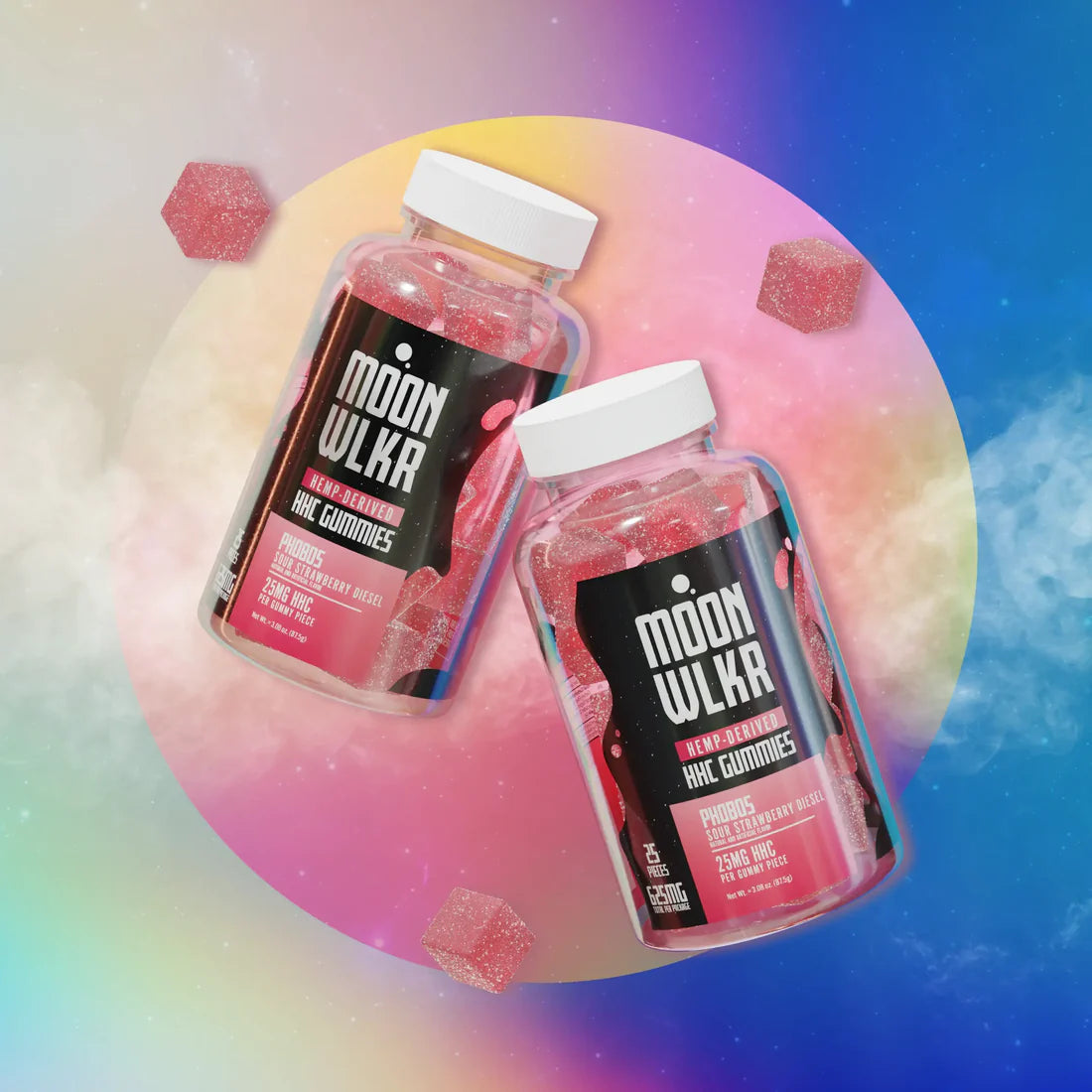 HHC 25 Gummies — Sour Strawberry Diesel 25mg per piece