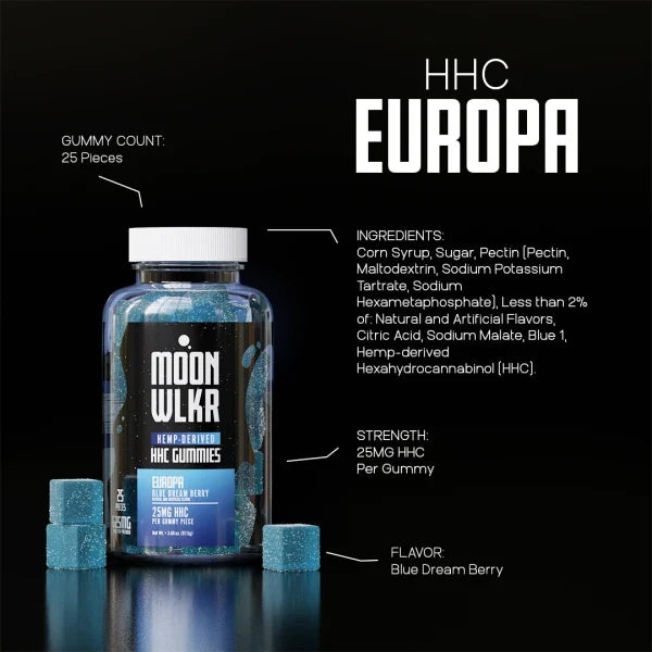 HHC 25 Gummies — Blue Dream Berry 25mg per piece
