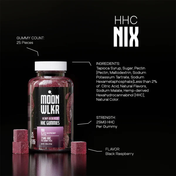 HHC 25 Gummies —Black Raspberry 25mg per piece