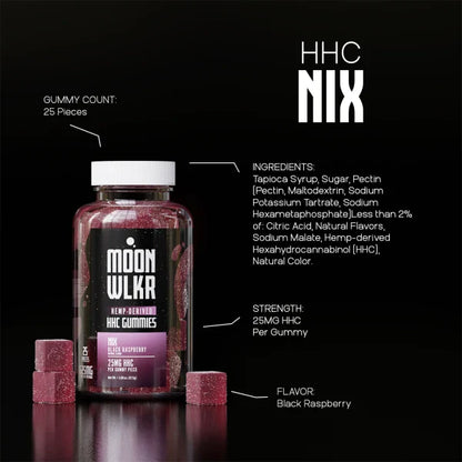 HHC 25 Gummies —Black Raspberry 25mg per piece